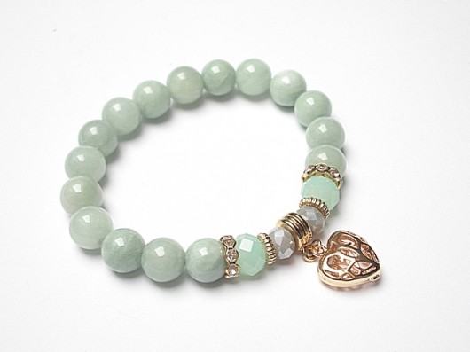 Mint heart /23-02-2015/-  bransoletka KiKa pracownia