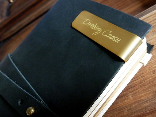VINTAGE MIDI NOTEBOOK - Black DROBINY CZASU