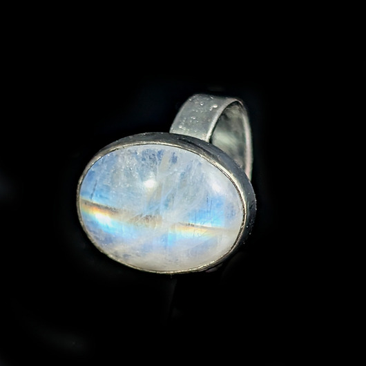 obrączki Księżycowy ze złotym refleksem