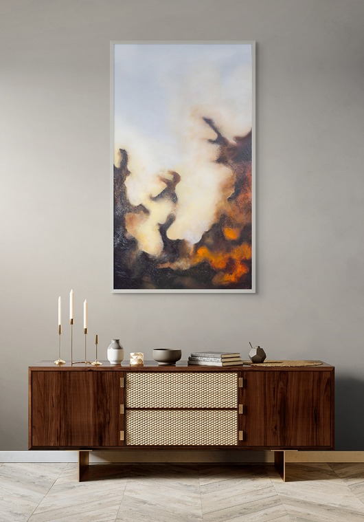 obrazy Obraz dekoracyjny abstrakcyjny akrylowy strukturalny