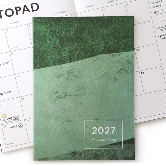 kalendarze i plannery Planer miesięczny 2027 A5