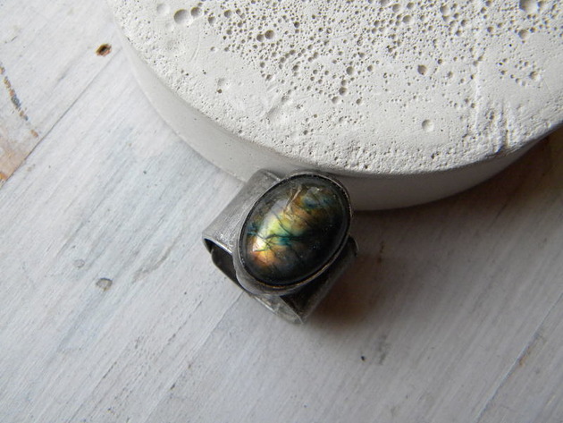 Roman Ancient Ring ;) labradoryt Beata Trotter