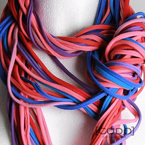 Zamotka Dzianinowy Naszyjnik VERY BERRY CADOaccessories