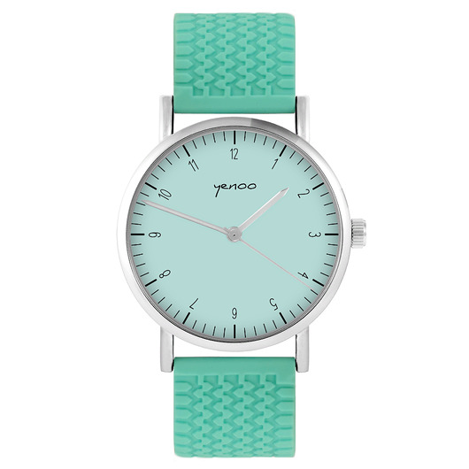 zegarki unisex Zegarek - Simple turkus - silikonowy, turkus