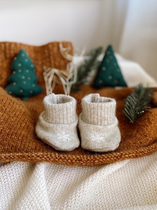 buty dziecięce Niechodki Śnieżynki 3-6M