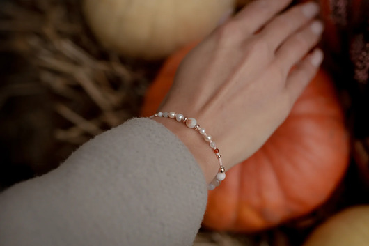 bransoletki z kamieni naturalnych Bransoletka z Amazonitem i Kamieniem Słonecznym