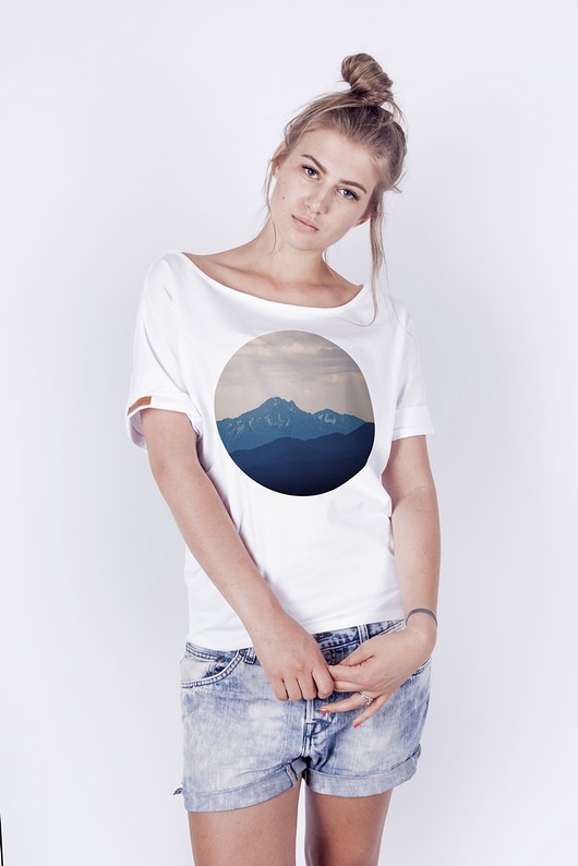 T-shirt damski `Góry` dziendobry