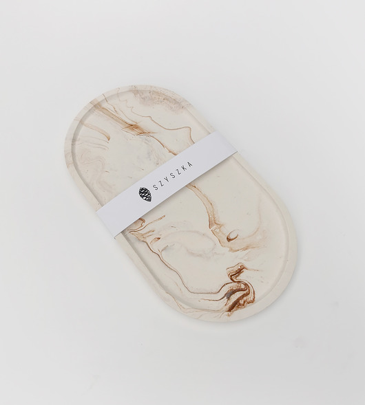 pojemniki na biżuterię Owalna podstawa Boho