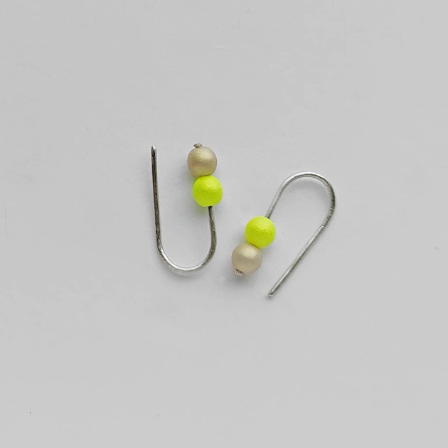 kolczyki z kamieniami Kolczyki OKRĄG