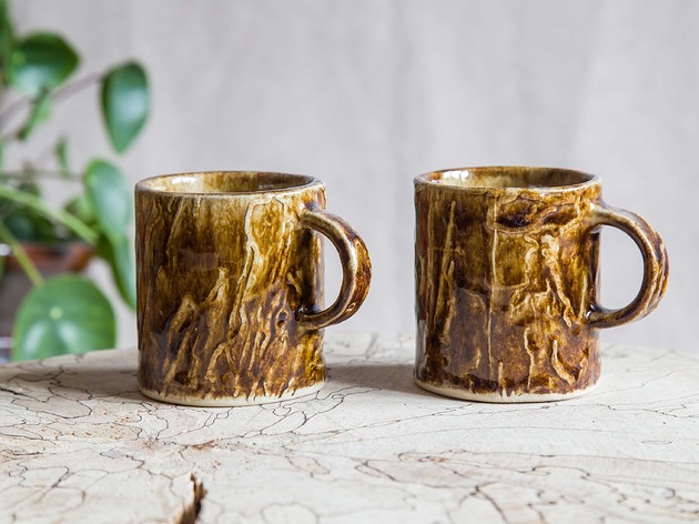kubki 2  ceramiczne kubeczki na kawę