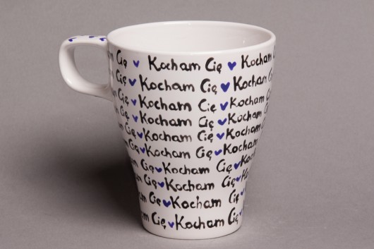 Kubek Kocham Cię Ważka Nieważka