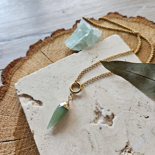 wisiory Naszyjnik z amazonitem