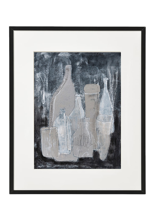 obrazy ORYGINAŁ 40 x 30 cm - Butelki