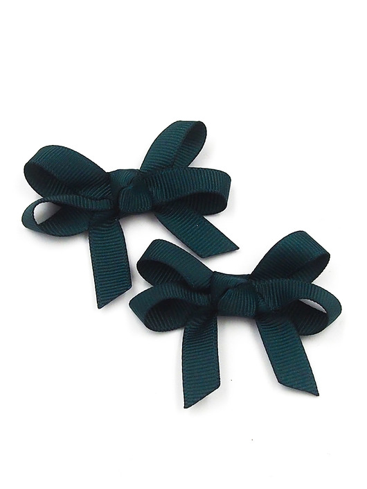 ozdoby do włosów dla dzieci Spinki do włosów Loop Bow Dark Green