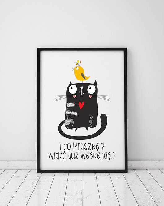 plakat. widać już weekendę? Love Life and Forest