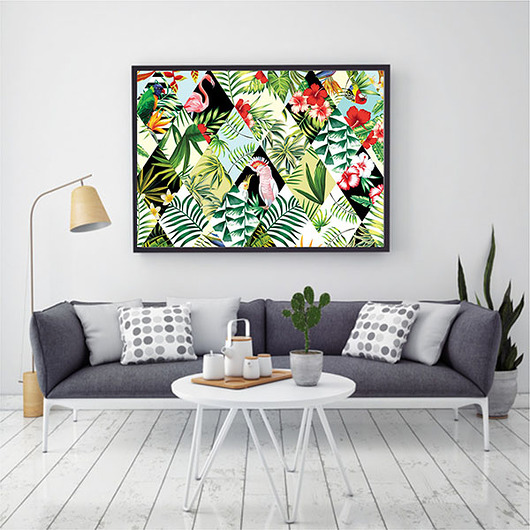 plakat egzotyczny (format A1) Love Life and Forest