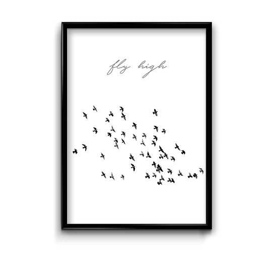 Plakat Fly high  Bury Lis
