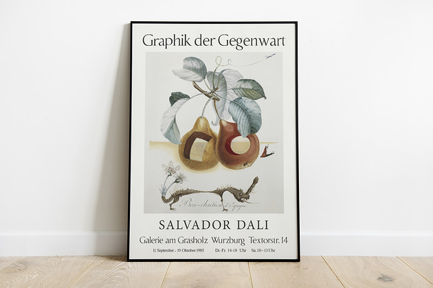 Salvador Dali-Plakat do wystawy Pas De LArt