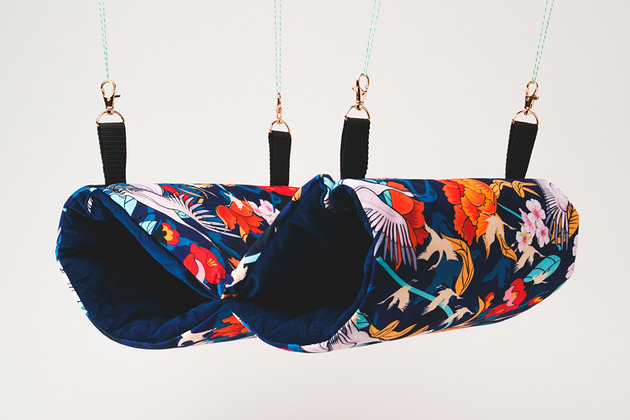 dla zwierząt różne Hamak z tunelami