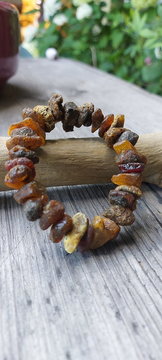 bransoletki z kamieni naturalnych Bursztynowa   bransoletka