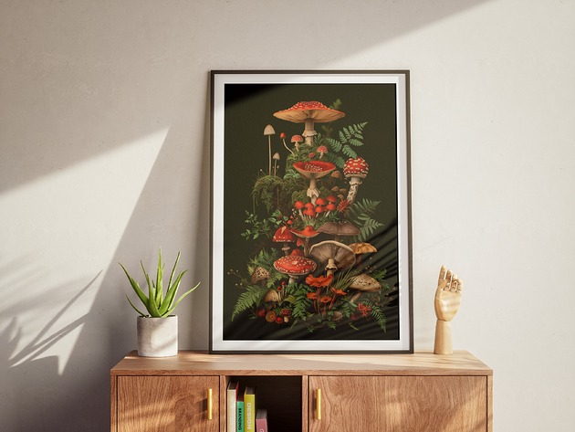 plakaty Plakat Grzybobranie - Muchomory