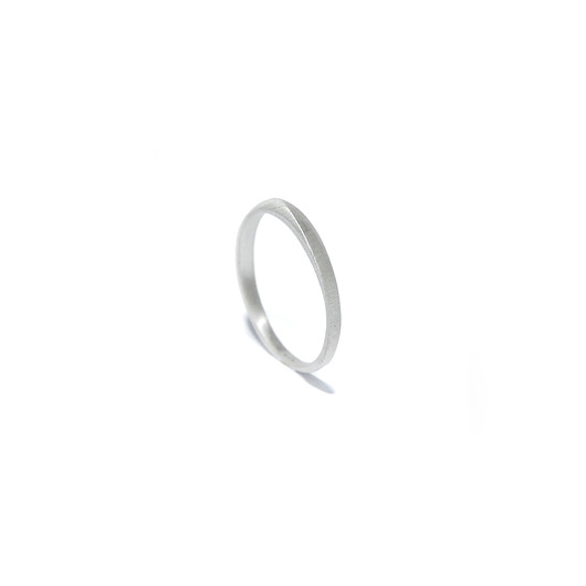 pierścionki srebrne SIS/ satin silver ring