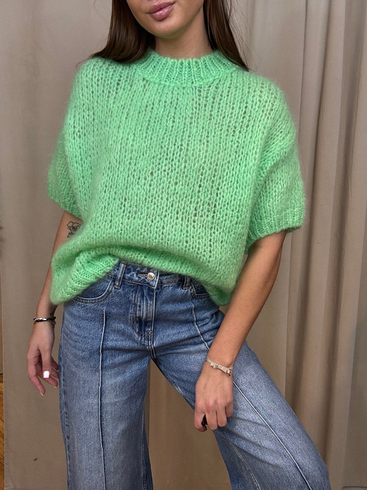swetry damskie  Moherowy sweter Verde