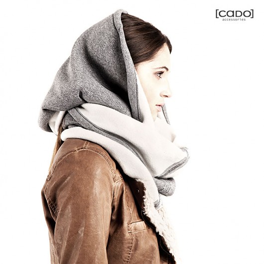 Tuba Komin Szal Kapuza MELANGE CADOaccessories