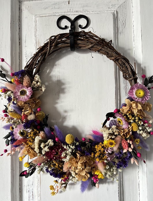 wianki Wianek naturalny wiosenny energetyczne kolory