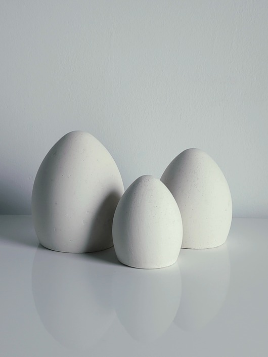 ozdoby wielkanocne Dekoracja z gipsu Jajko