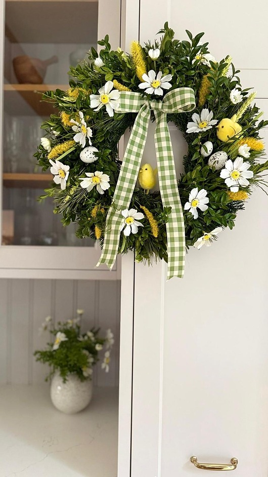 wianki wielkanocne NATURALNY Wianek wiosenny/wielkanocny - WARSZAWIANKI
