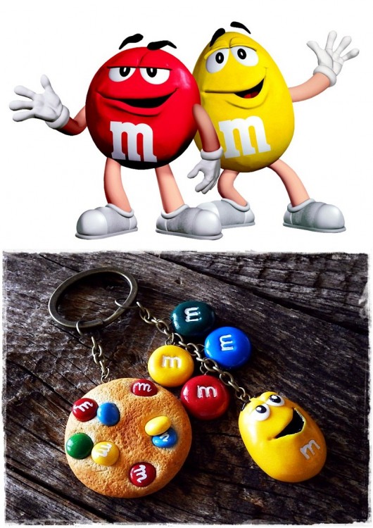 breloki Chrupiące M&M-sy 1