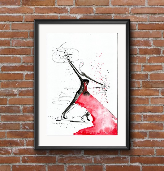Obraz 30 x 40 cm ręcznie malowany, minimalizm Krystyna Siwek Art