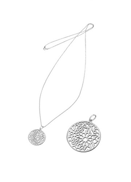 NASZYJNIK SREBRO 925 Z MEDALIONEM Coccola JEWELLERY