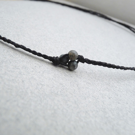 chokery Larvikit norweski kamień księżycowy