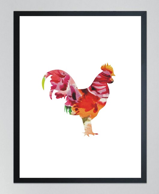 plakaty KOGUT- poster, seria PTAKI