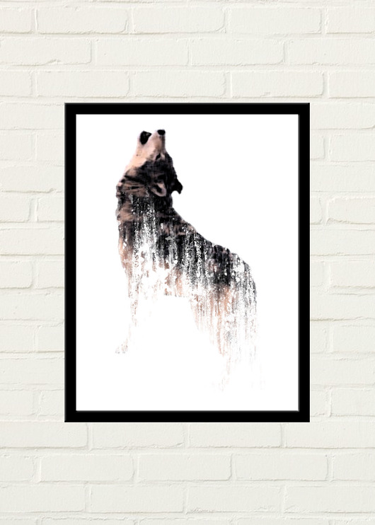 Wolf Plakat GAU Home
