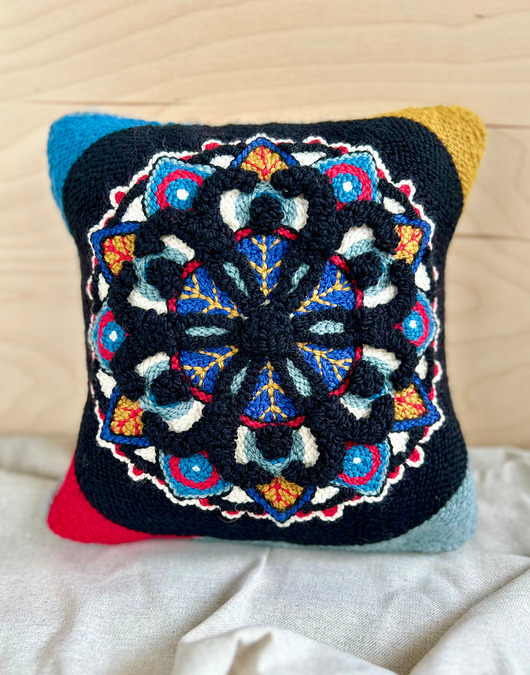 poduszki plecione Poduszka Mandala