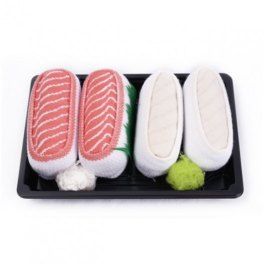 Sushi Socks Box 2 pary łosoś, ryba maślana Skarpetkowelove
