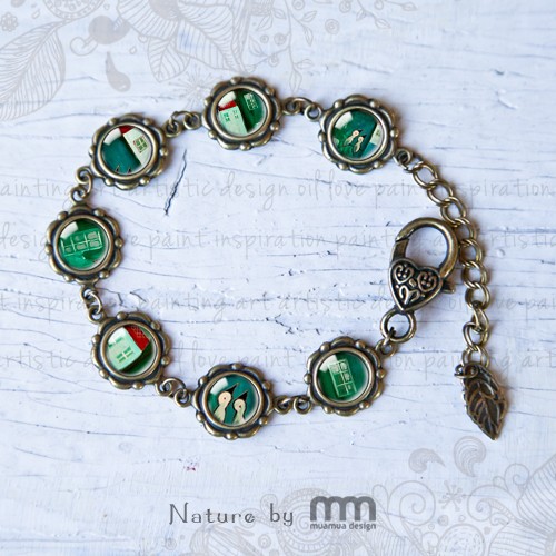 Green Birds muamua design