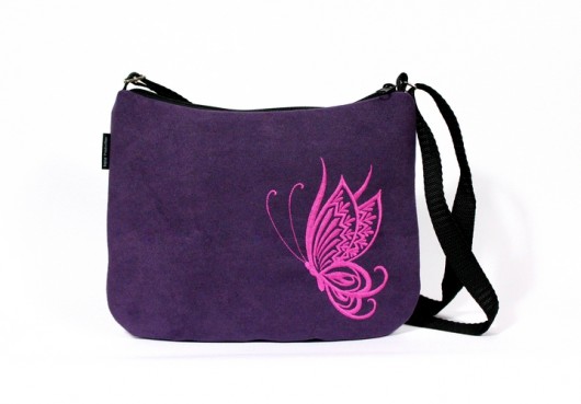 pink butterfly on violet na zamówienie RękaProduction