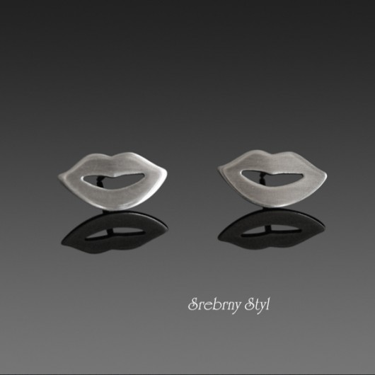 kolczyki wire wrapping Całuśne
