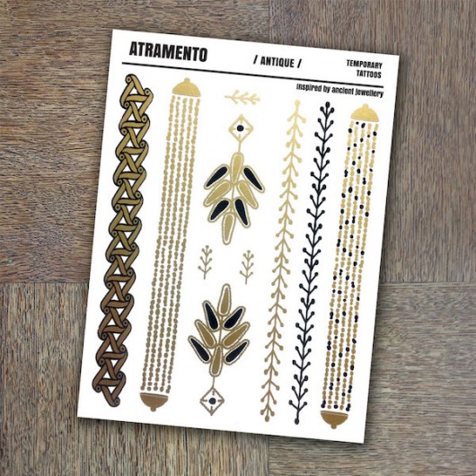 ANTIQUE. Set tatuaży zmywalnych ATRAMENTO ATRAMENTO