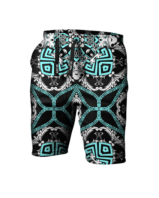 spodnie dla chłopców Krótkie Spodenki Shorty Boy DR.CROW Mint Baroque