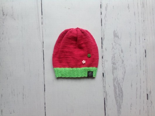 Jesienna czapeczka dla dziecka 3-6 m KG Handmade