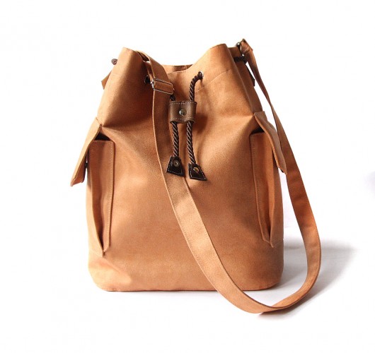 torba - caramel&chocolate&navy blue - elfagado