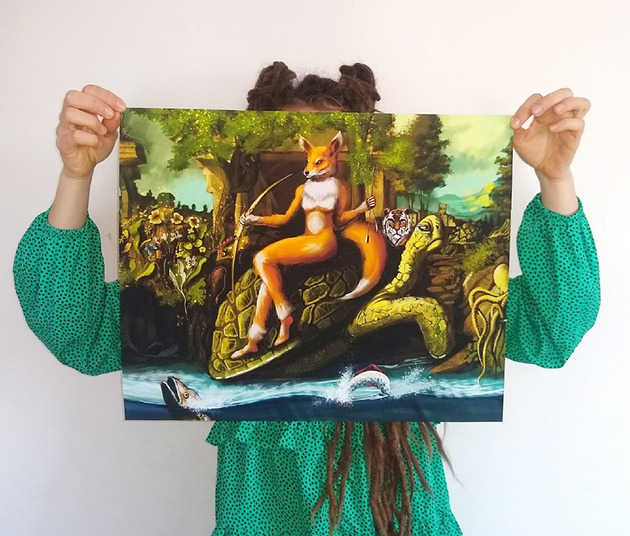 grafiki i ilustracje Magic forest