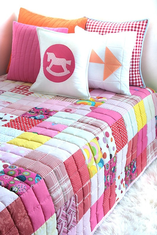 Narzuta patchworkowa dwustronna SATA patchwork house