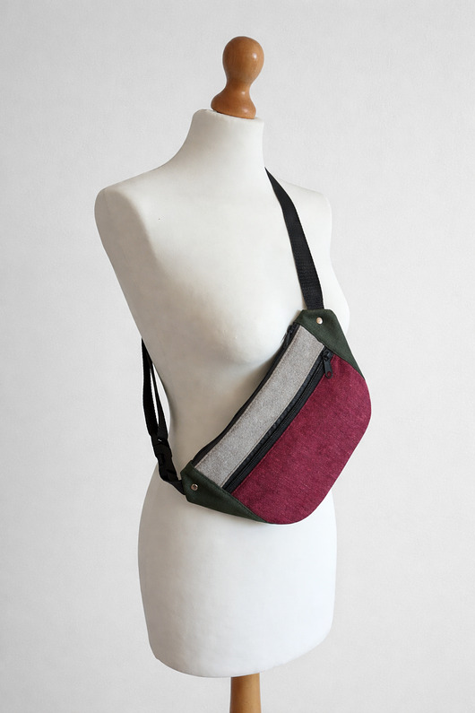 saszetka nerka Damska nerko-torebka.