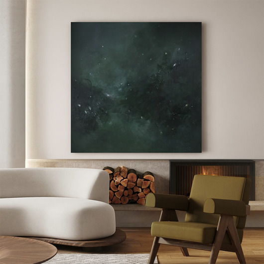 obrazy O świetle co szumi między liśćmi  // duży obraz akrylowy 100x100cm